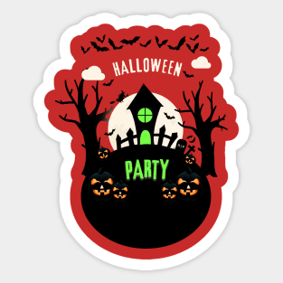 halloween party Sticker